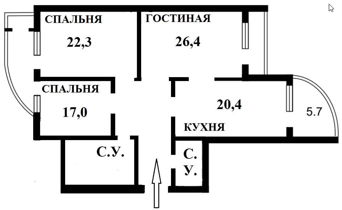 Аренда 3-комнатной квартиры 130 м², Леси Украинки бул., 7Б