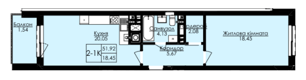 1-кімнатна 51.92 м² в ЖК AUROOM SPARK від 24 100 грн/м², Львів