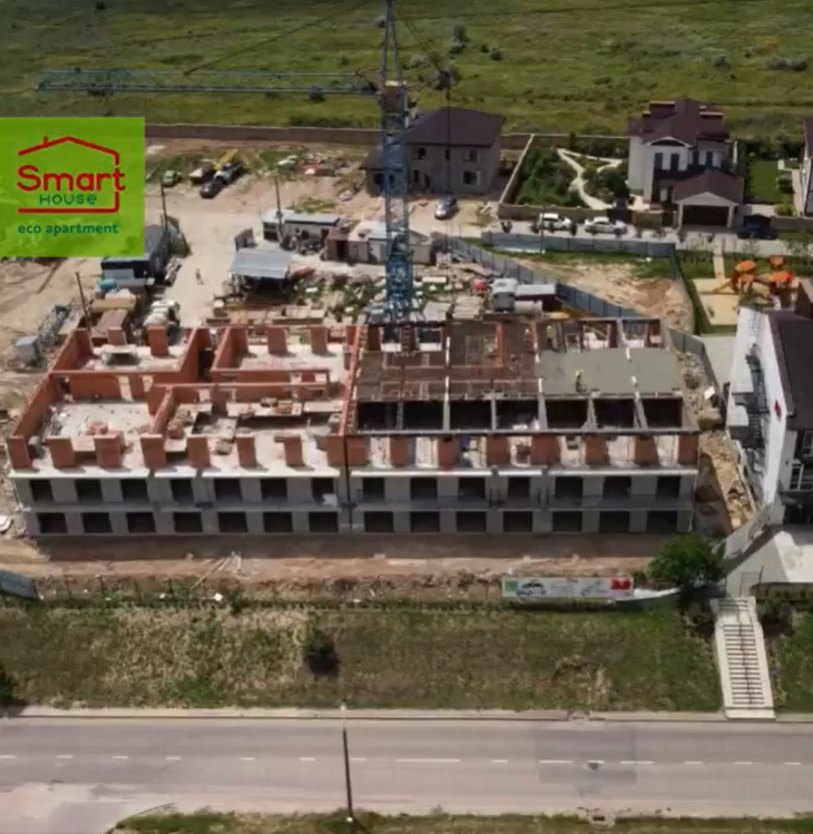 Хід будівництва ЖК Smart House, серп, 2021 рік