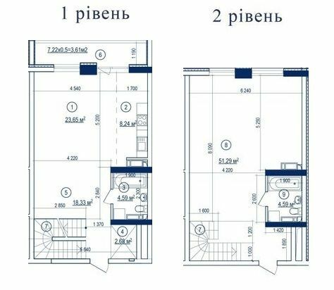 Дворівнева 120.59 м² в ЖК Володимирський від 79 900 грн/м², Київ