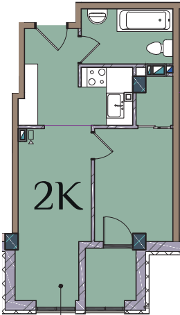 2-кімнатна 35.9 м² в ЖК Гринвіч Парк від 18 800 грн/м², с. Ілічанка