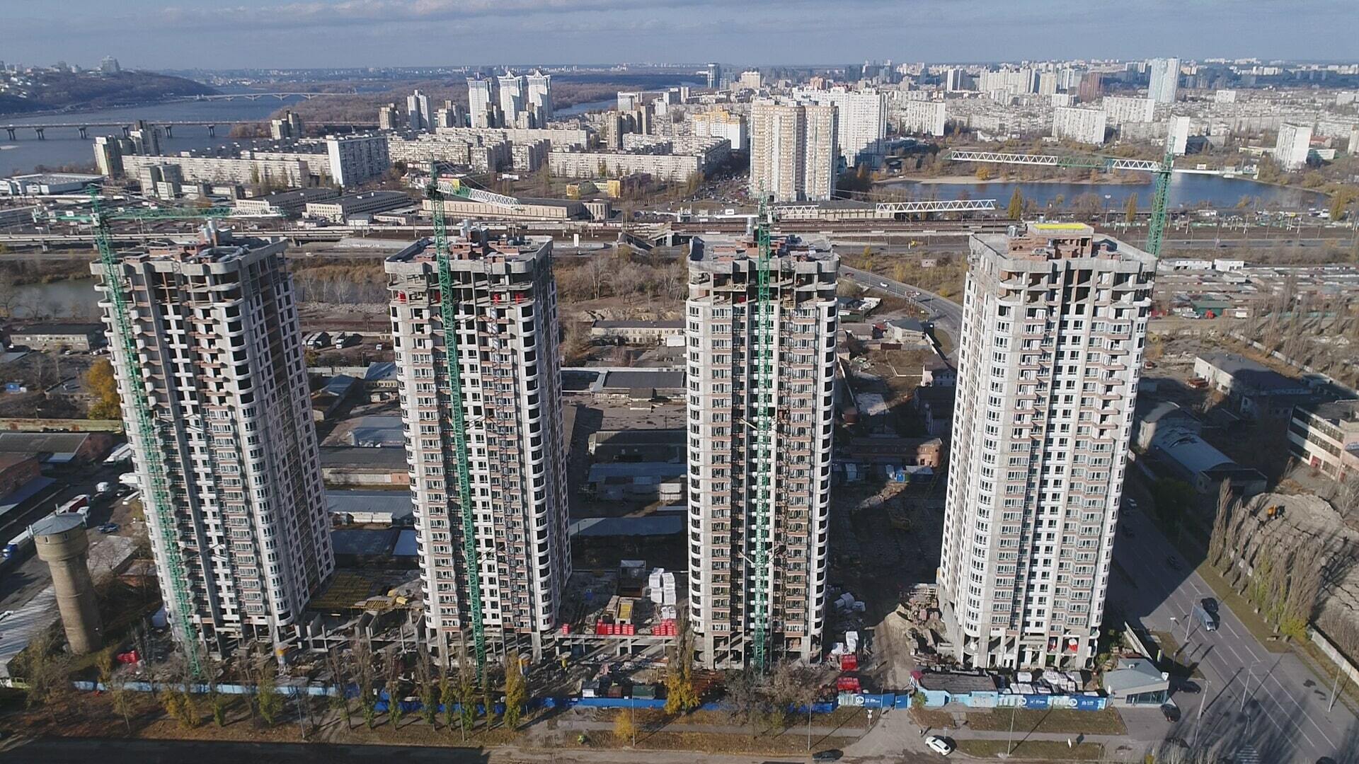 Ход строительства ЖК Урловский-2, ноя, 2021 год