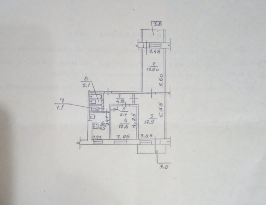 Продажа 3-комнатной квартиры 65 м², Штабной пер., 3