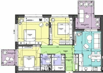 3-кімнатна 73 м² в ЖК Файна Таун від 55 550 грн/м², Київ