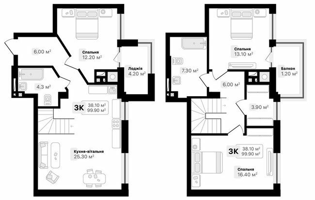 Двухуровневая 99.9 м² в ЖК Auroom City от 21 100 грн/м², Львов