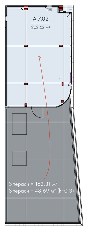 Свободная планировка 202.62 м² в ЖК Avenue 25 от 49 250 грн/м², Днепр