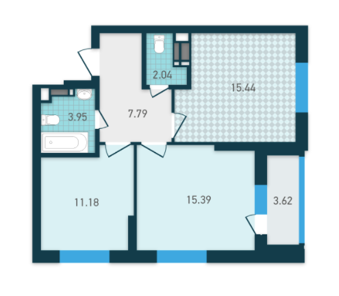 2-кімнатна 56.14 м² в ЖК GENESIS від 32 697 грн/м², Київ