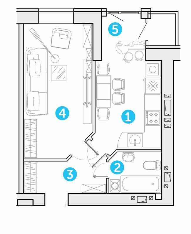 1-комнатная 40.98 м² в ЖК Супернова от 22 000 грн/м², Луцк