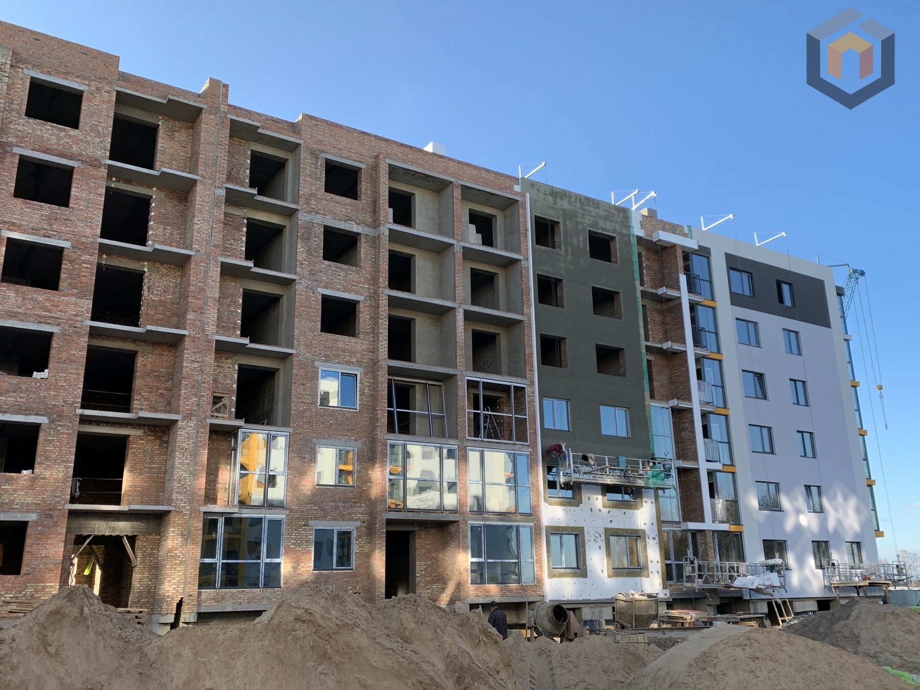 Хід будівництва ЖК Західний, лист, 2021 рік