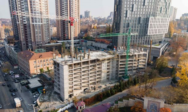 Ход строительства ЖК Greenville Park, ноя, 2021 год