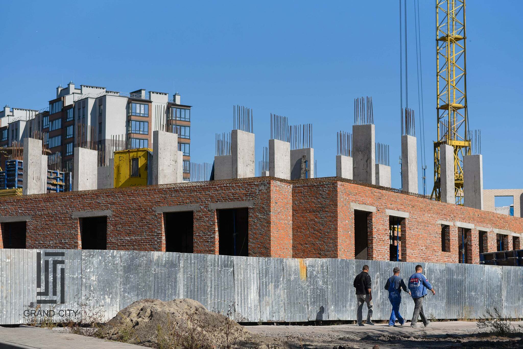 Хід будівництва ЖК Grand City Dombrovskyi, жовт, 2021 рік
