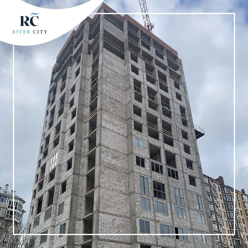 Хід будівництва ЖК River City, лист, 2021 рік