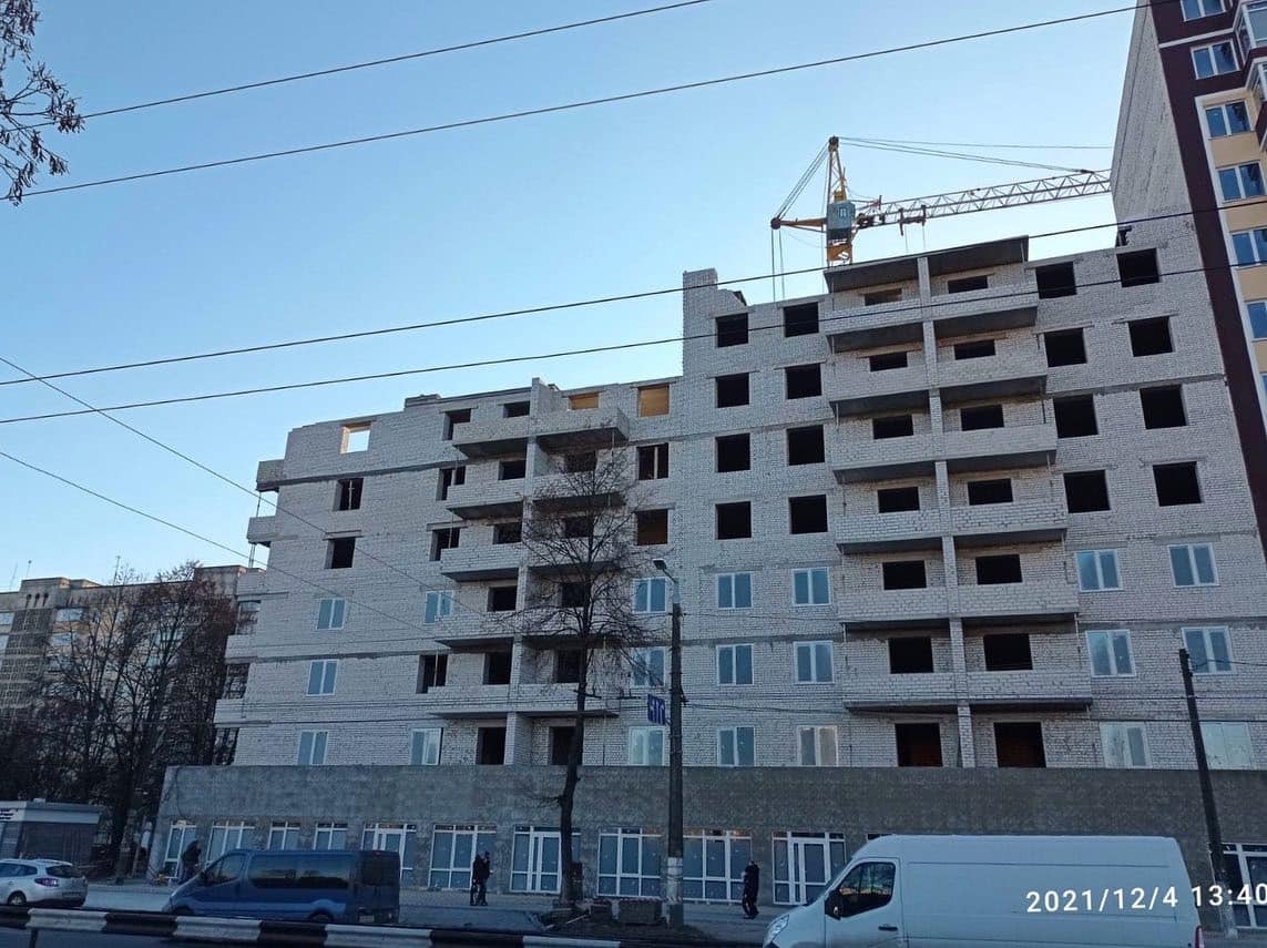 Ход строительства ЖК Полесье 2, дек, 2021 год