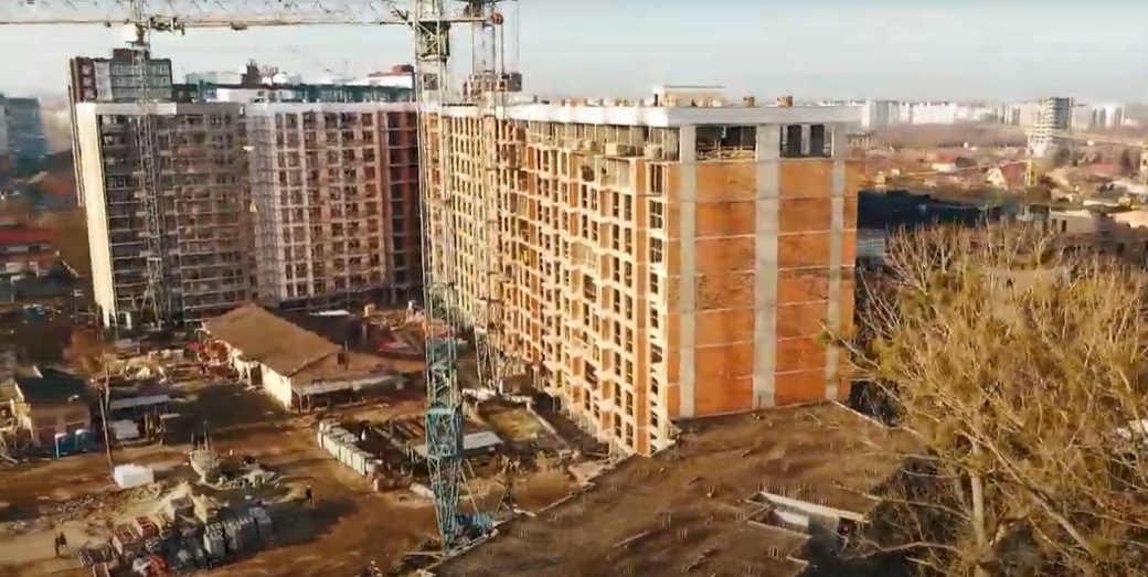 Ход строительства ЖК Family Plaza, ноя, 2021 год