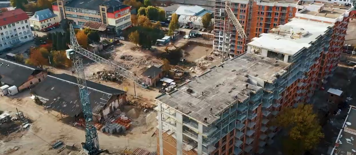 Ход строительства ЖК Family Plaza, окт, 2021 год