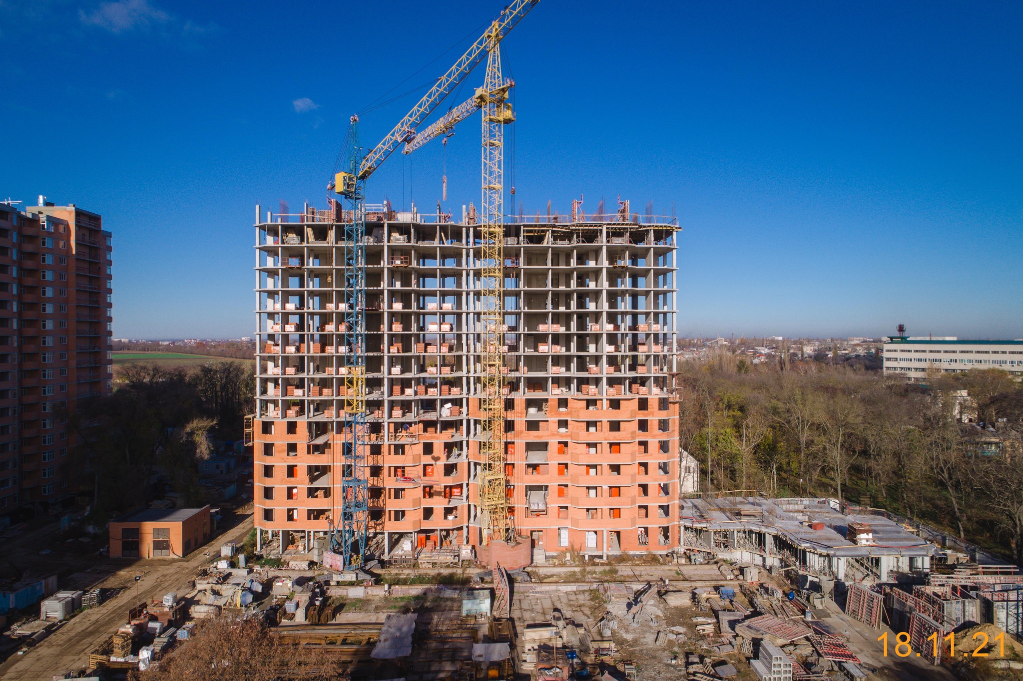 Хід будівництва ЖК RealPark, лист, 2021 рік