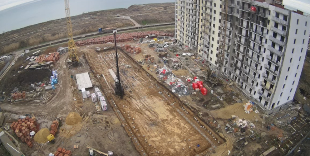 Ход строительства ЖК Парк Морской, дек, 2021 год