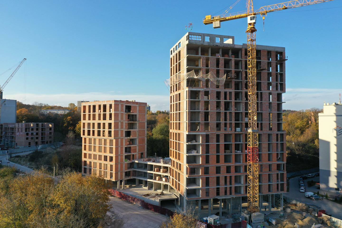 Ход строительства ЖК ARTHOUSE park, окт, 2021 год