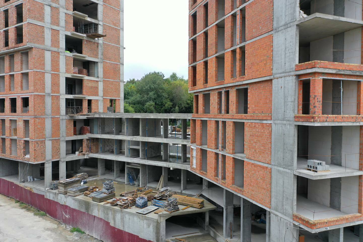 Ход строительства ЖК ARTHOUSE park, сен, 2021 год