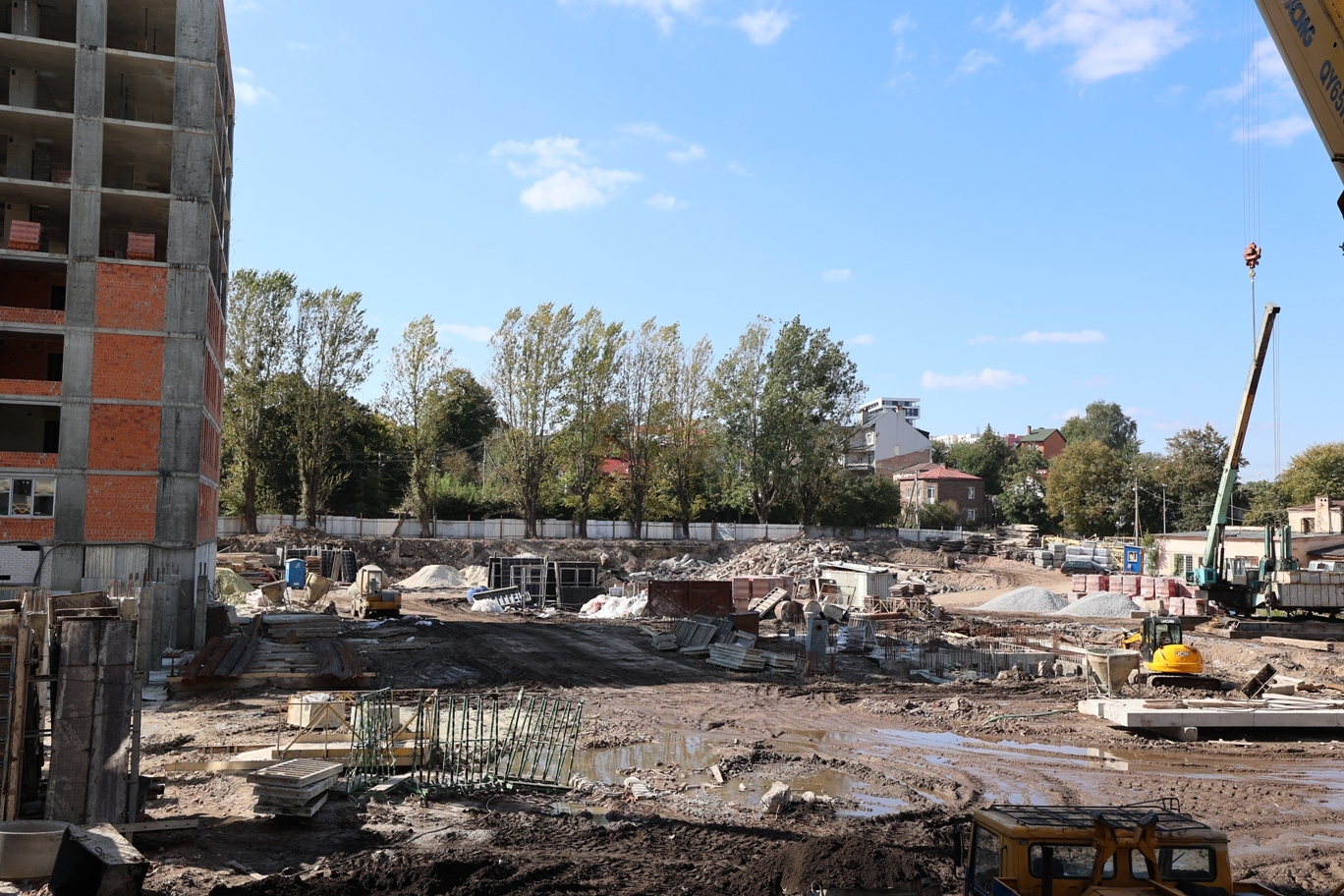 Ход строительства ЖК Greenville Park Lviv, окт, 2021 год