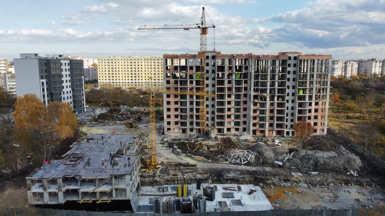 Хід будівництва ЖК R2 Residence, жовт, 2021 рік