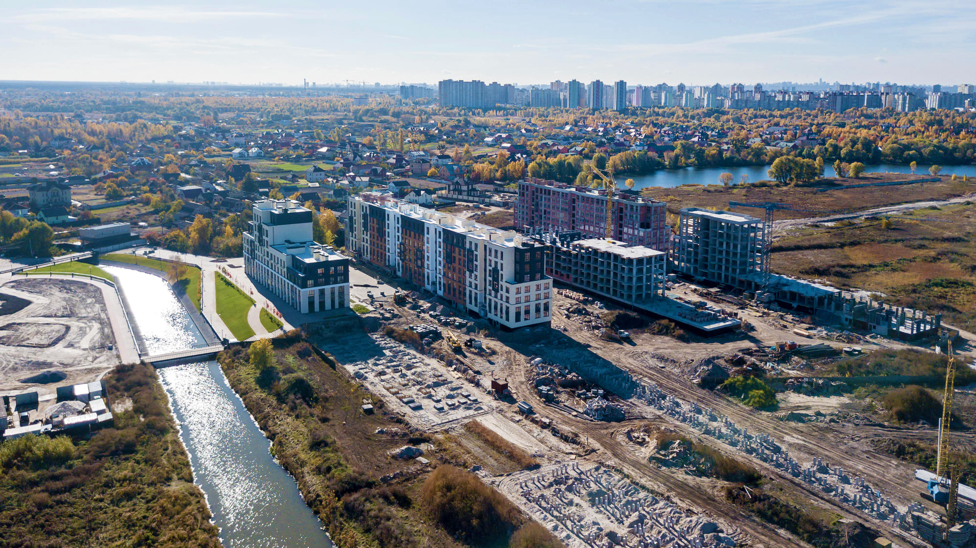 Ход строительства ЖК Riverside, ноя, 2021 год