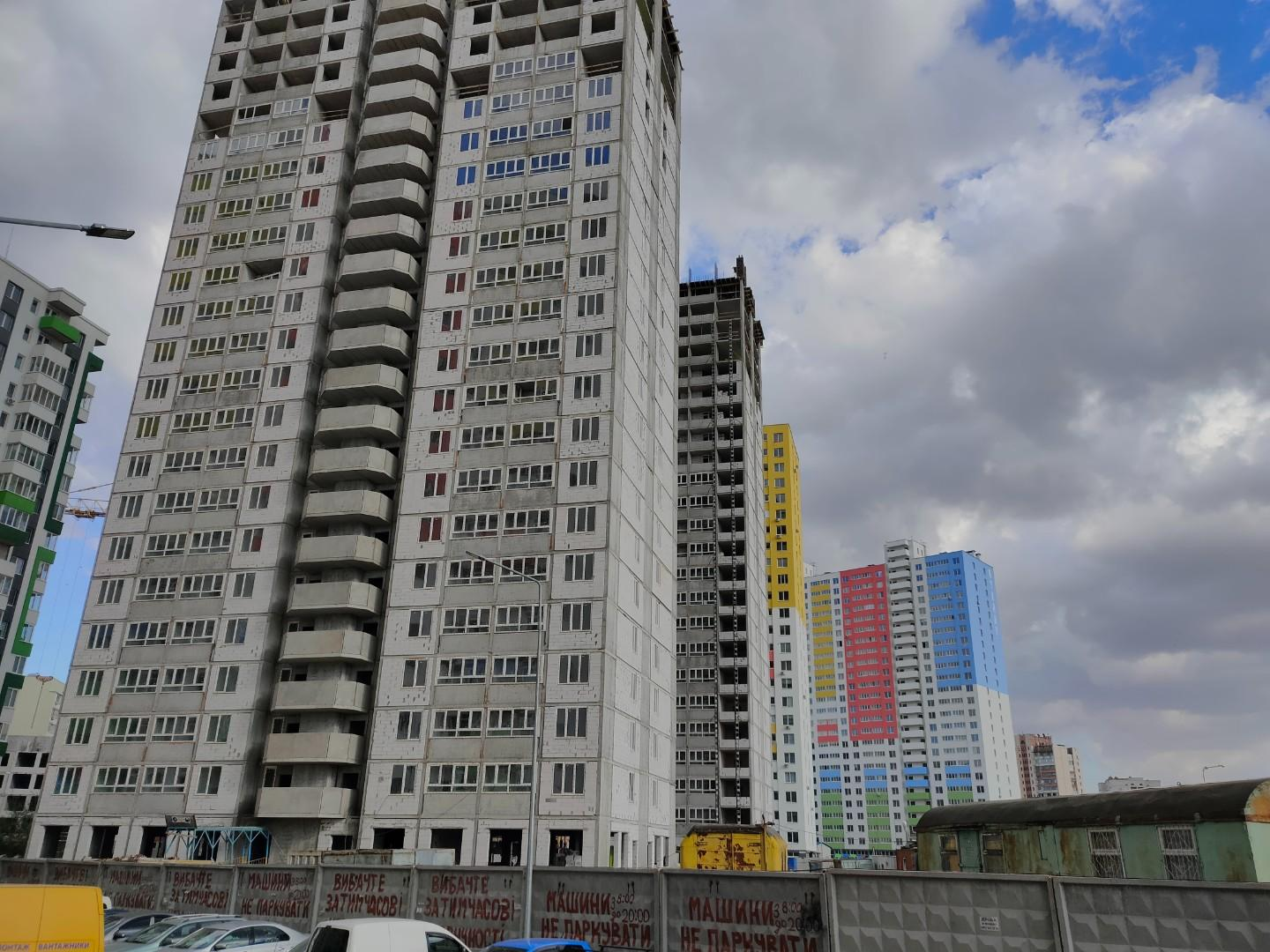 Ход строительства ЖК Атлант на Киевской, окт, 2021 год
