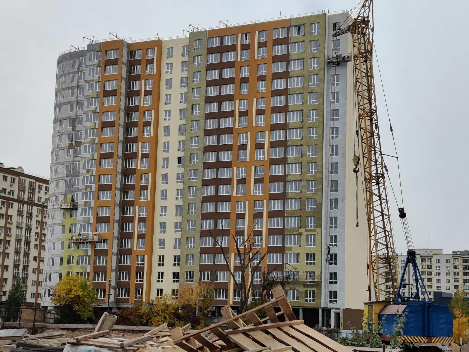Ход строительства ЖК Променада, ноя, 2021 год