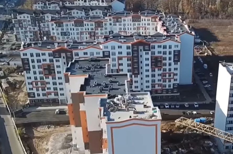 Ход строительства ЖК Orange Park, ноя, 2021 год