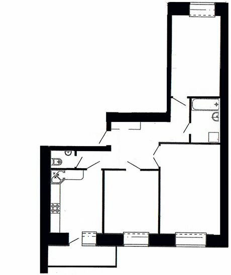 3-кімнатна 82.73 м² в ЖК на вул. Київська / вул. Тарнавського від 18 200 грн/м², Тернопіль