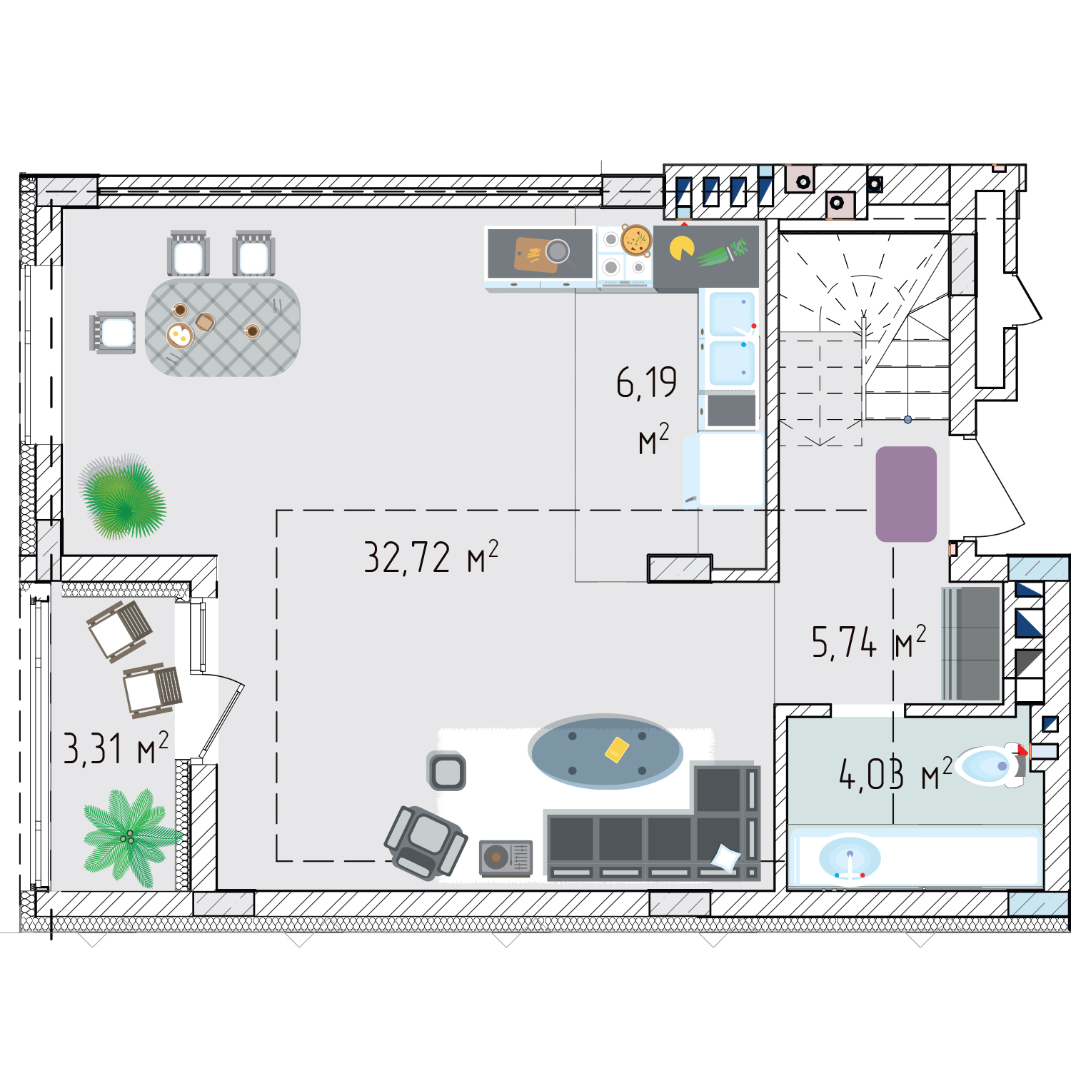 2-комнатная 92.89 м² в ЖК Лавандовый от 27 198 грн/м², г. Бровары