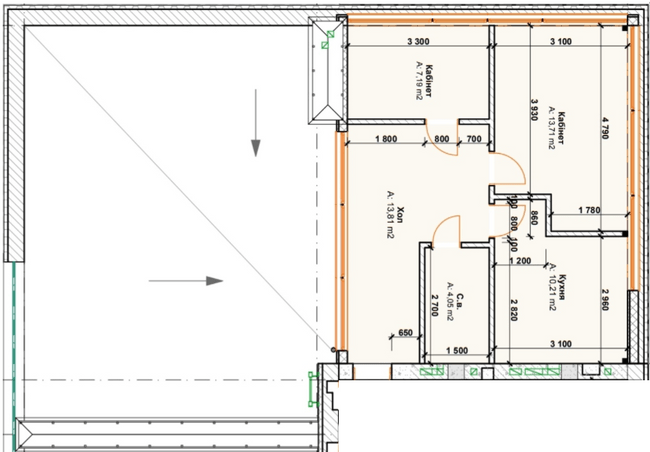 2-комнатная 73 м² в КД Range от 24 150 грн/м², г. Ирпень