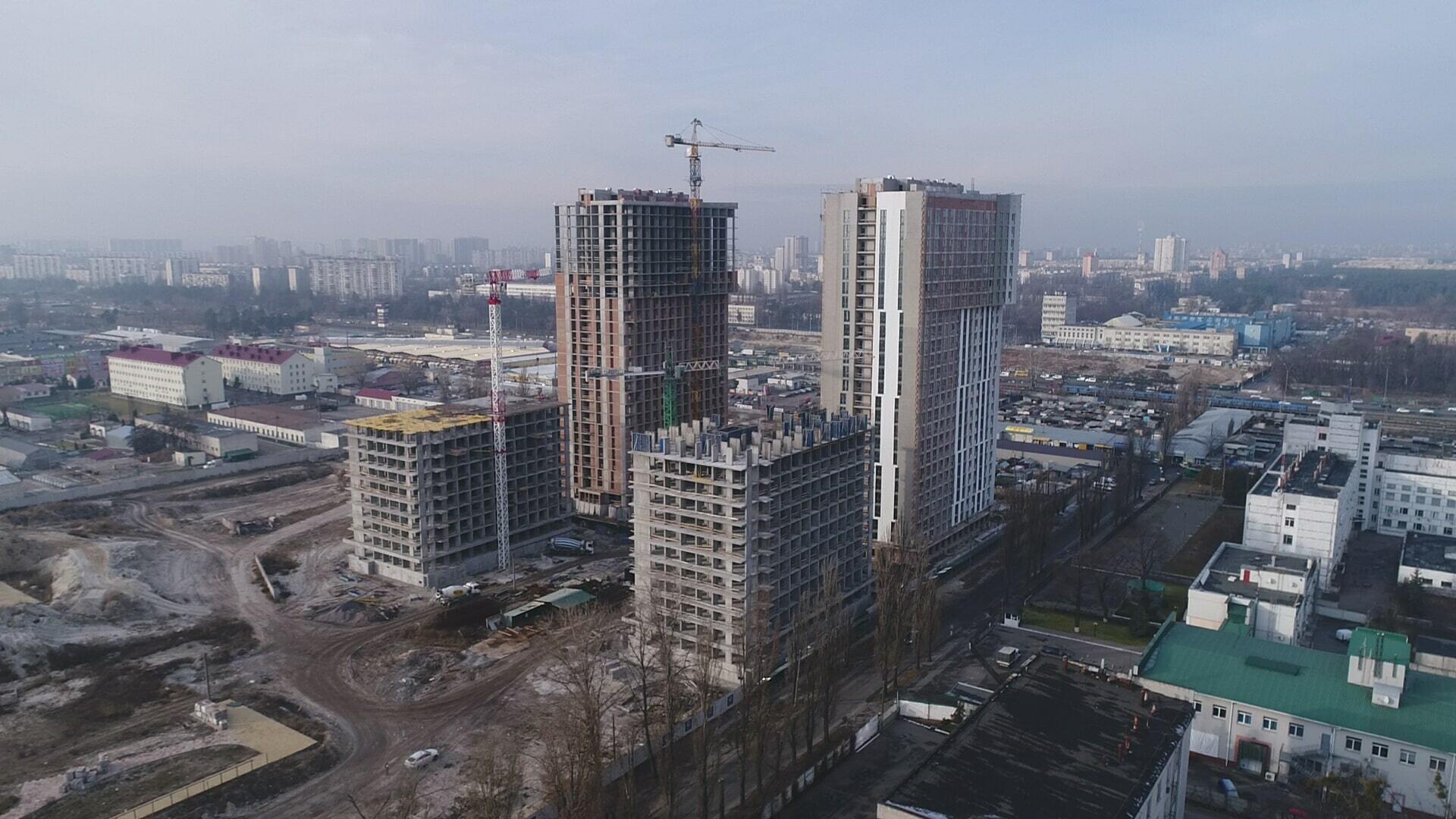 Хід будівництва ЖК Urban Park, груд, 2021 рік