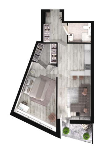 1-кімнатна 55.02 м² в ЖК Grand Tower від 27 550 грн/м², Дніпро