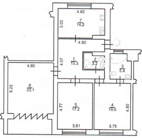 Аренда 3-комнатной квартиры 115 м², Михаила Грушевского ул.