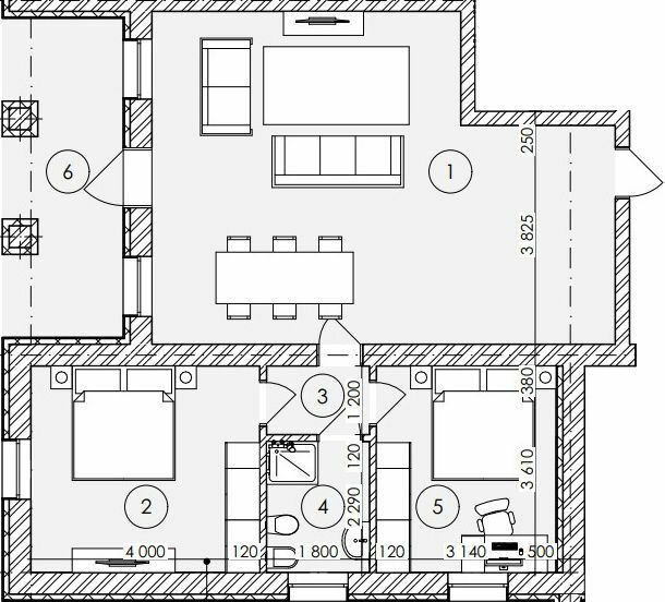 3-кімнатна 79.34 м² в КБ FAMILY BOTANIQ GARDEN від 36 950 грн/м², с. Лісники