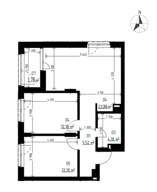 3-кімнатна 58.2 м² в ЖК LAKETOWN від 23 700 грн/м², Рівне