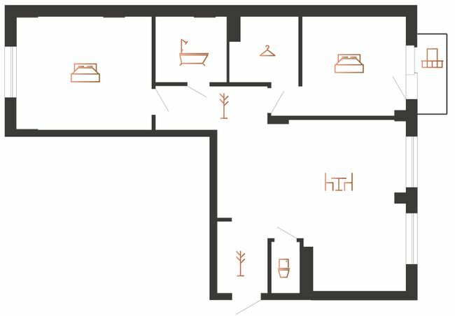 3-комнатная 94 м² в ЖК Авторский от 56 400 грн/м², Ивано-Франковск