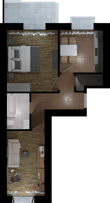 2-комнатная 52.4 м² в ЖК Крайобраз от 40 050 грн/м², г. Яремче