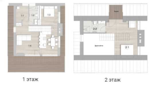 Коттедж 127 м² в КП SKOGUR от 87 165 грн/м², с. Яблоница