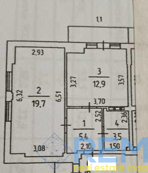 Продаж 1-кімнатної квартири 43 м², Шевченко просп., 33Б