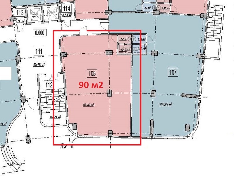 Продажа офиса 87 м², Константиновская ул., 75