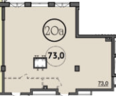 1-комнатная 73 м² в Доходный дом Salve от 41 150 грн/м², Одесса