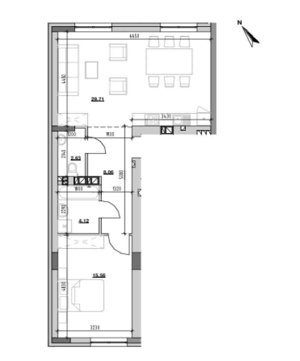 1-комнатная 60.17 м² в ЖК Ріел Сіті от 23 802 грн/м², Львов