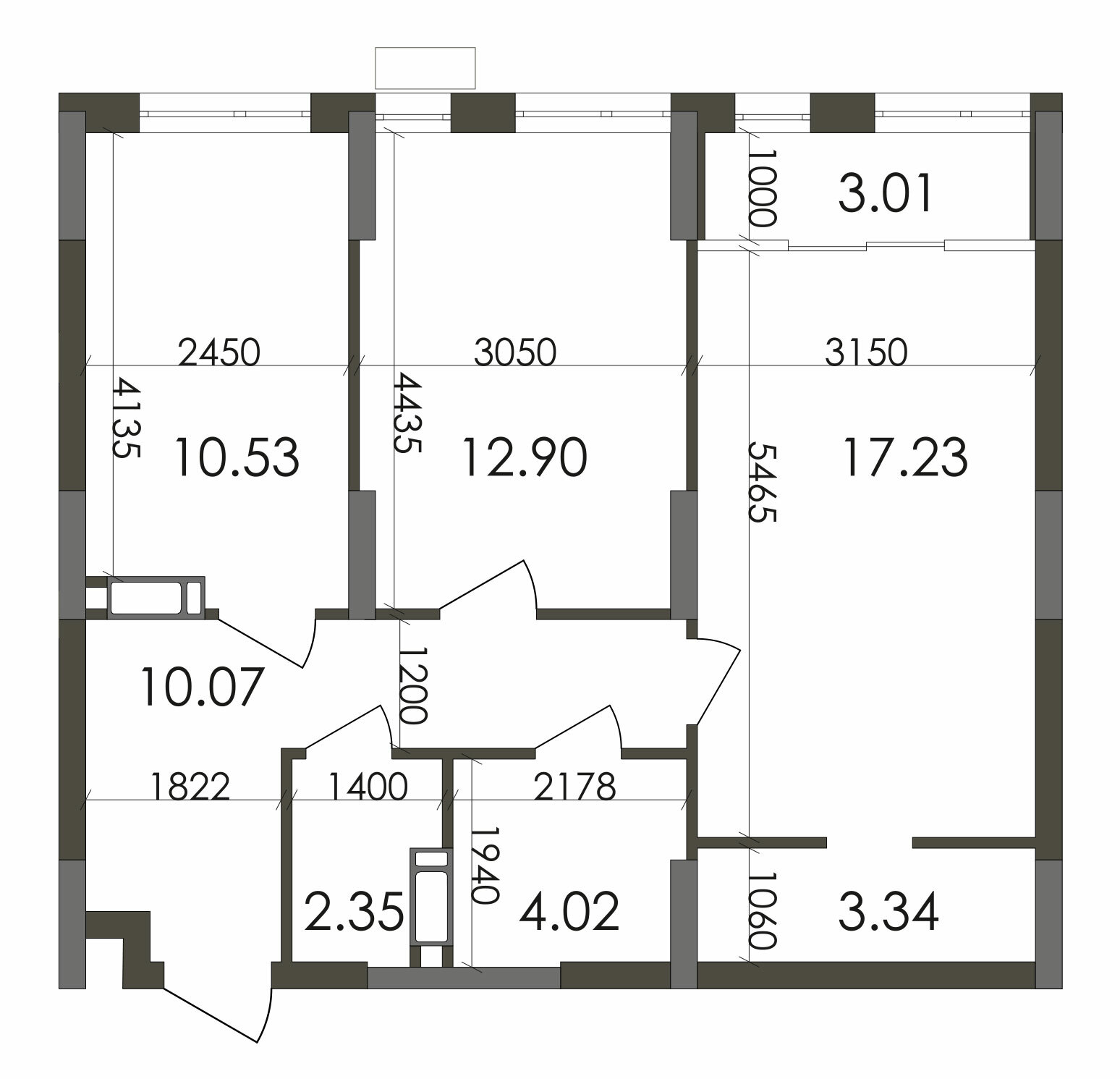 2-кімнатна 63.45 м² в ЖК Star City від 25 060 грн/м², Київ