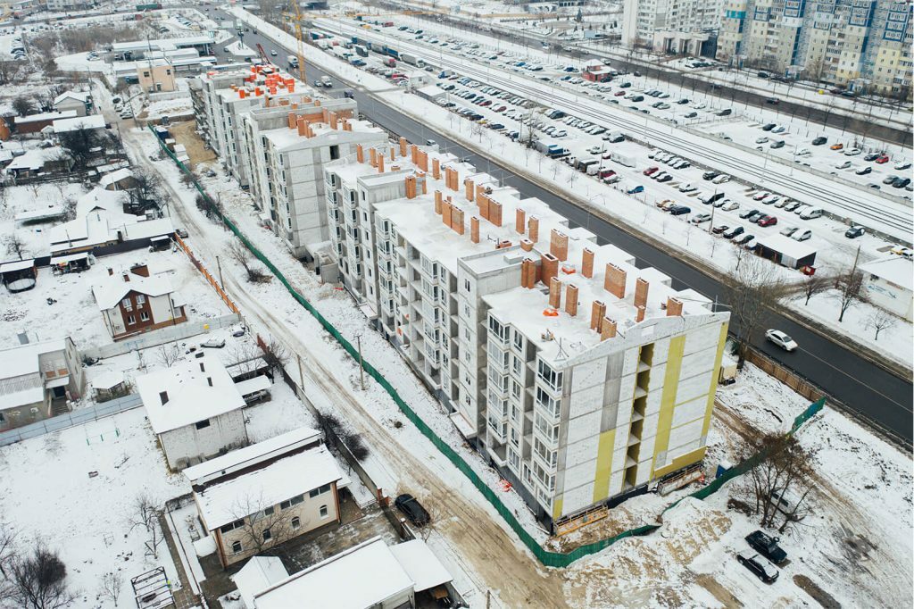 Ход строительства ЖК Q-smart, дек, 2021 год