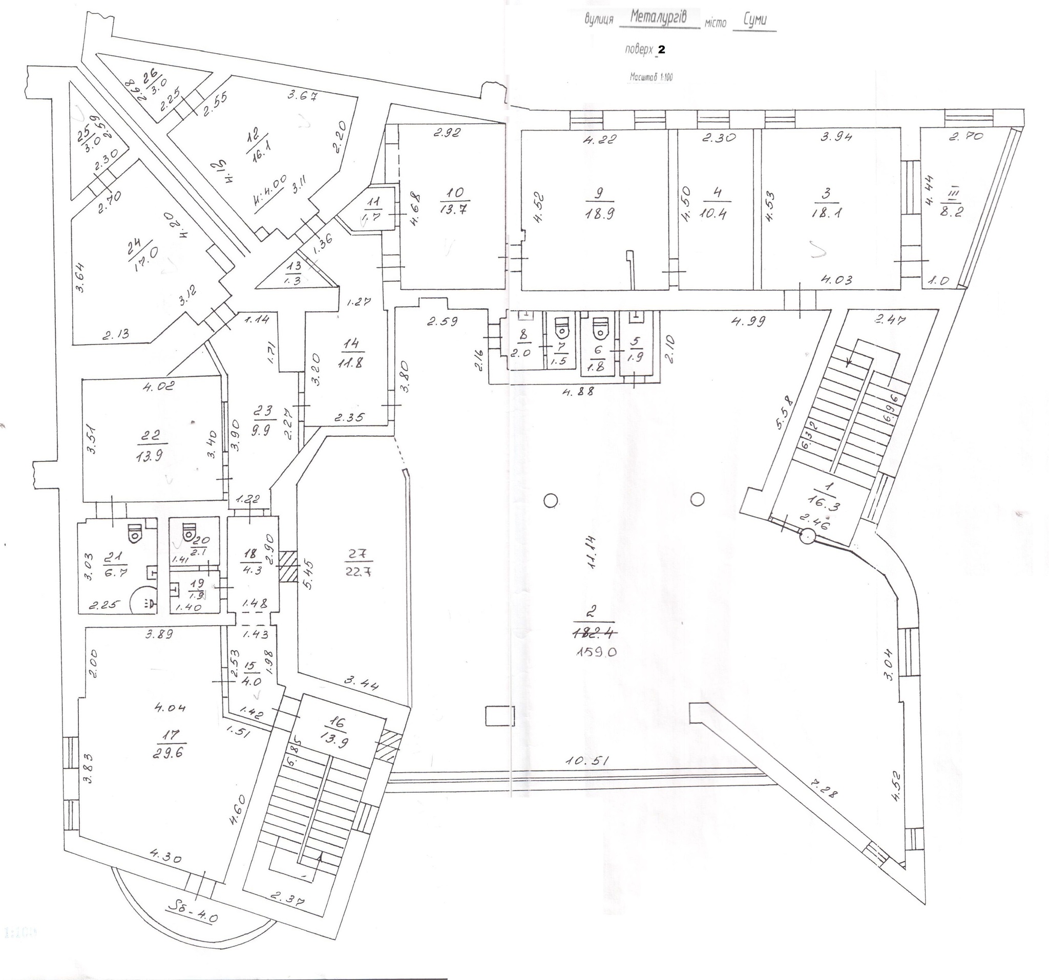 Продажа торгового помещения 1151 м², Металлургов ул.