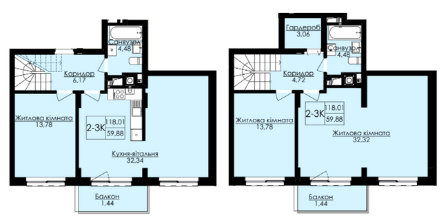 Дворівнева 118.01 м² в ЖК AUROOM SPARK від 22 150 грн/м², Львів