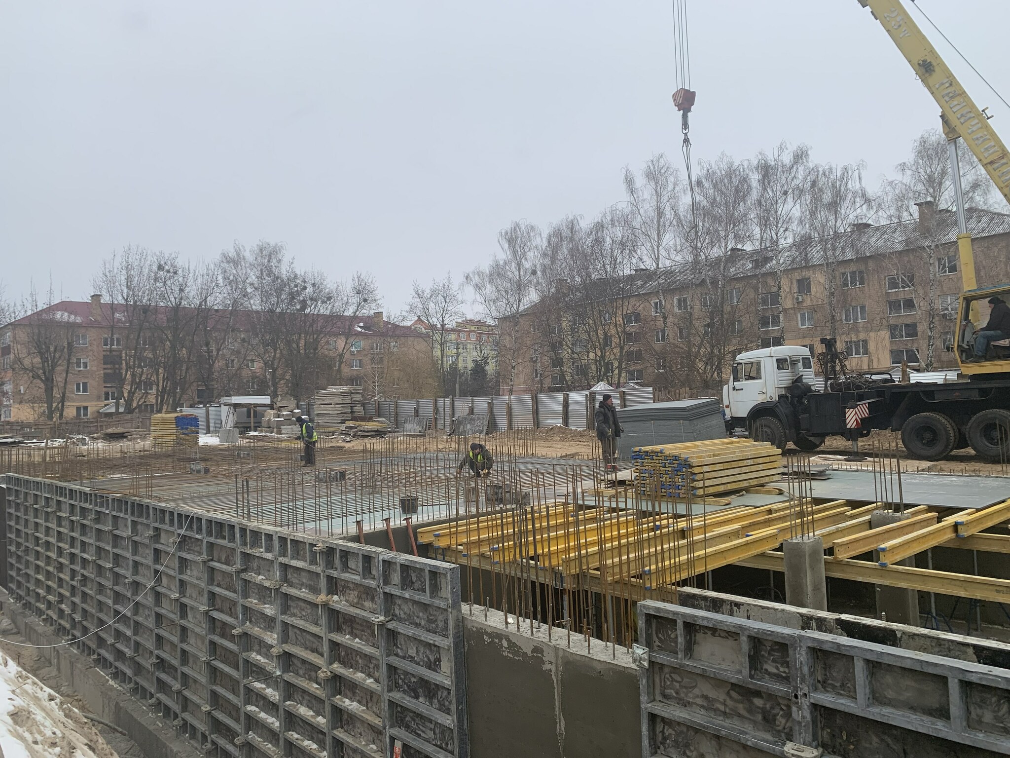 Ход строительства ЖК Триумф Софиевский, янв, 2022 год
