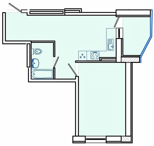 1-комнатная 50 м² в ЖК Немецкий проект на Холодной Горе от 28 700 грн/м², Харьков